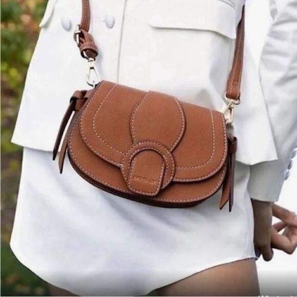 Rachel Zoe Vegan Leather Brown Crossbody/ Belt Bag. NWT - Picture 2 of 8